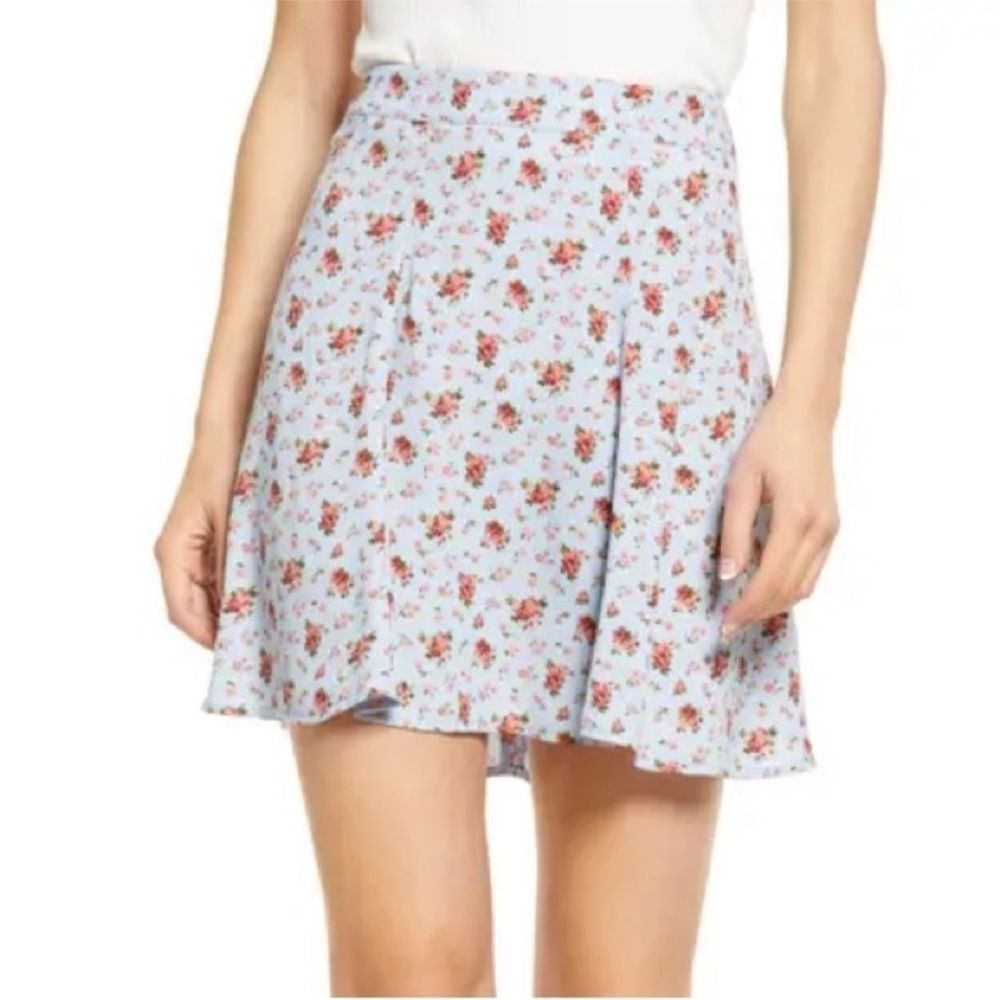 Reformation Flounce Skirt In Petunia size 8